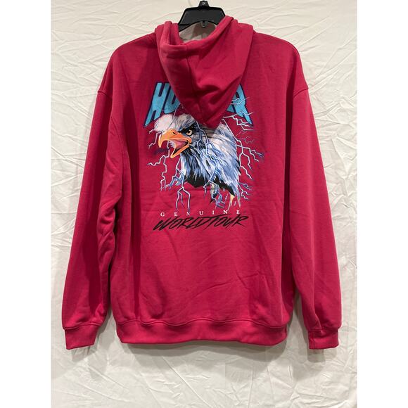 Genuine Authentic Garment World Tour Hunter Eagle Lightening Bolt Hoodie Men 2XL - Picture 3 of 6